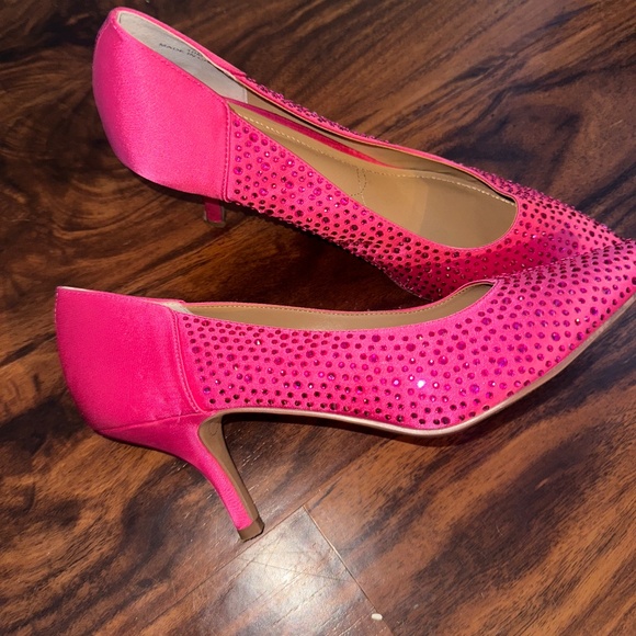 J. Renee Pink Sparkle Heel size 10 - Picture 3 of 7